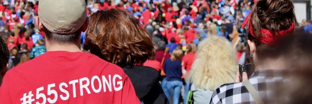 #55Strong: Rejecting Flimsy Deal, Teachers Back on the Picket Line in West Virginia