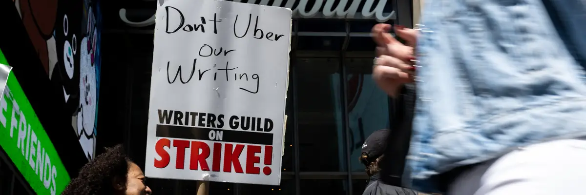 WGA Strike Continues In New York City