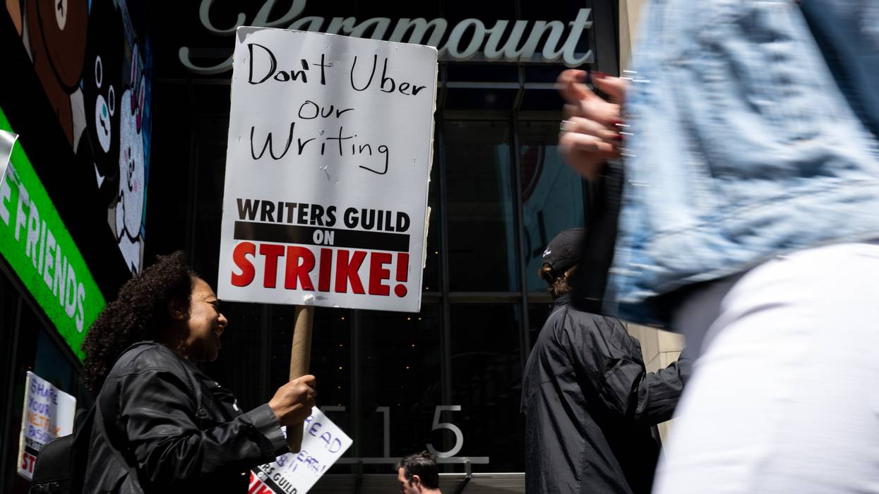 WGA Strike Continues In New York City