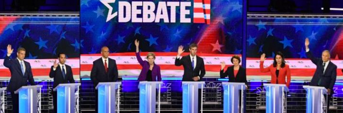 The First Democratic Debate Was a Circus