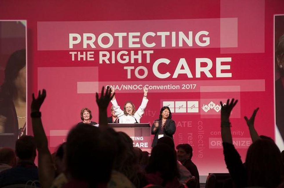 When nurses come together in solidarity, we can change the world.