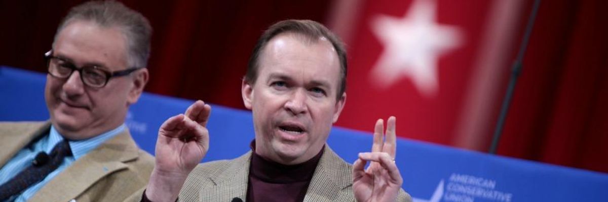 The Mulvaney Doctrine: Sacrificing the Disadvantaged for Trump's Corporate Agenda