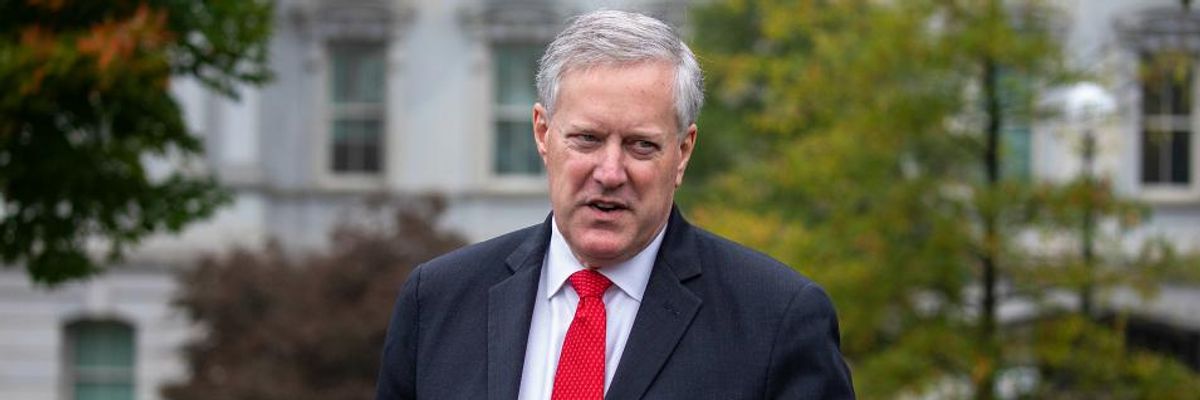 "We're Not Going to Control the Pandemic," Trump Chief of Staff Says on Live TV as Covid Cases Surge