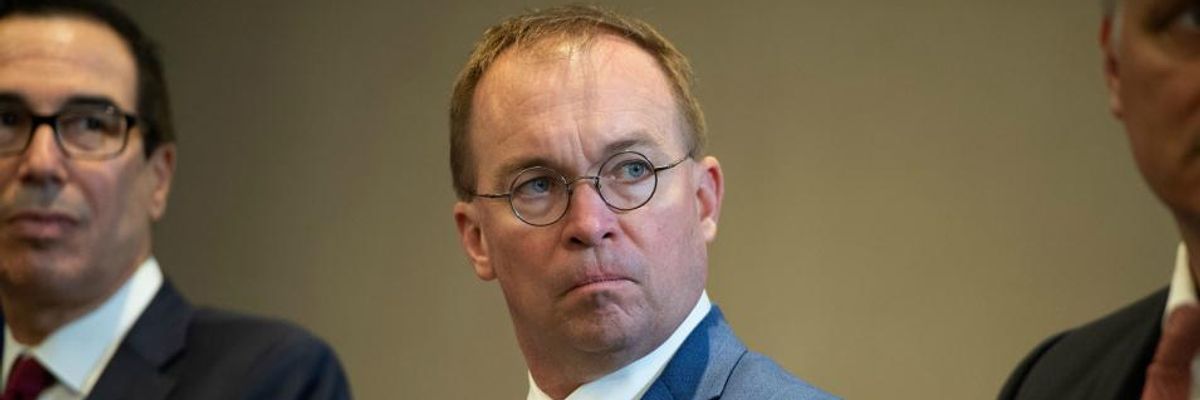 'They Should All Be Held in Contempt': Mulvaney Allies Team Up to Stonewall Trump Impeachment Probe
