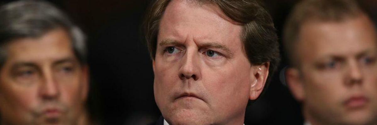 'This Is the Cover-Up': Trump DOJ Instructs McGahn to Disregard Subpoena by House Judiciary