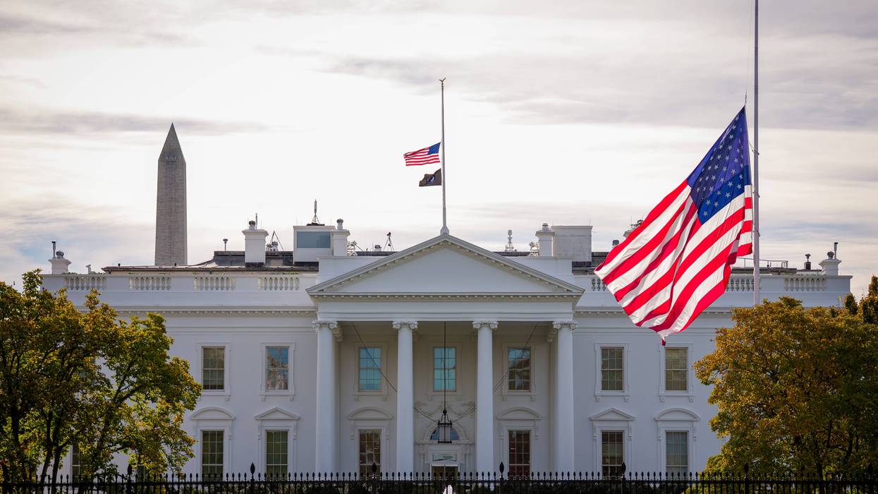 White House Flag Flies At half-staff For Passing Of Former Vice President Dick Cheney