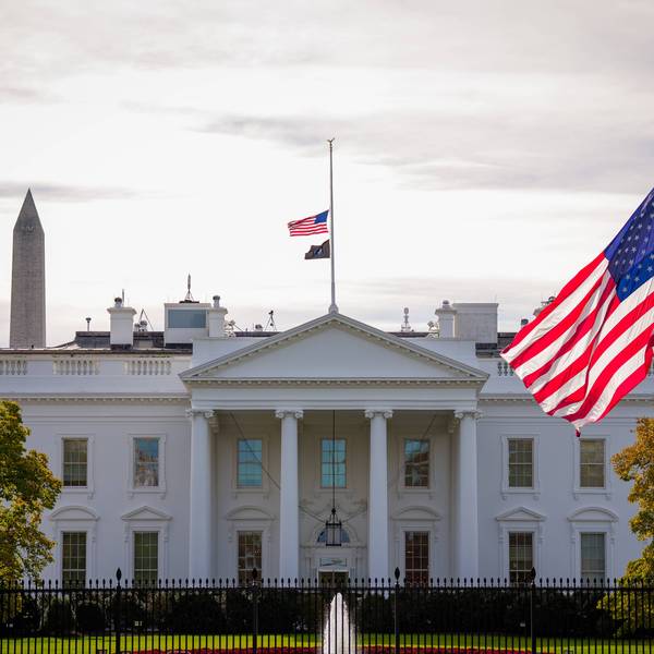 White House Flag Flies At half-staff For Passing Of Former Vice President Dick Cheney