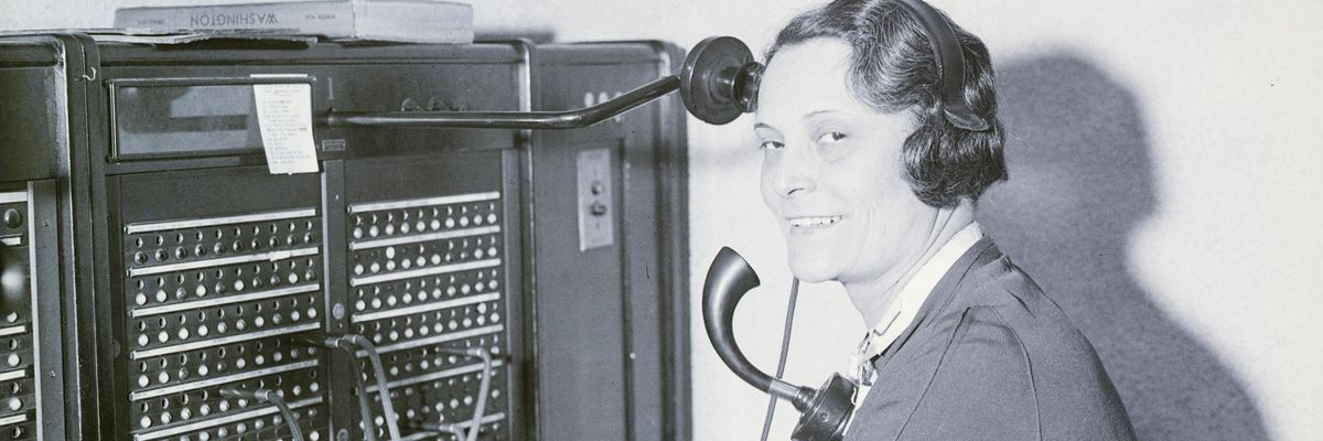 White House Operator in 1933