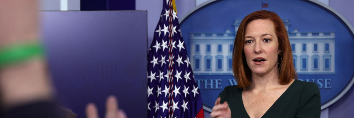 With Biden's Jen Psaki at the Podium, Corporate Outlets No Longer Think Briefings Newsworthy