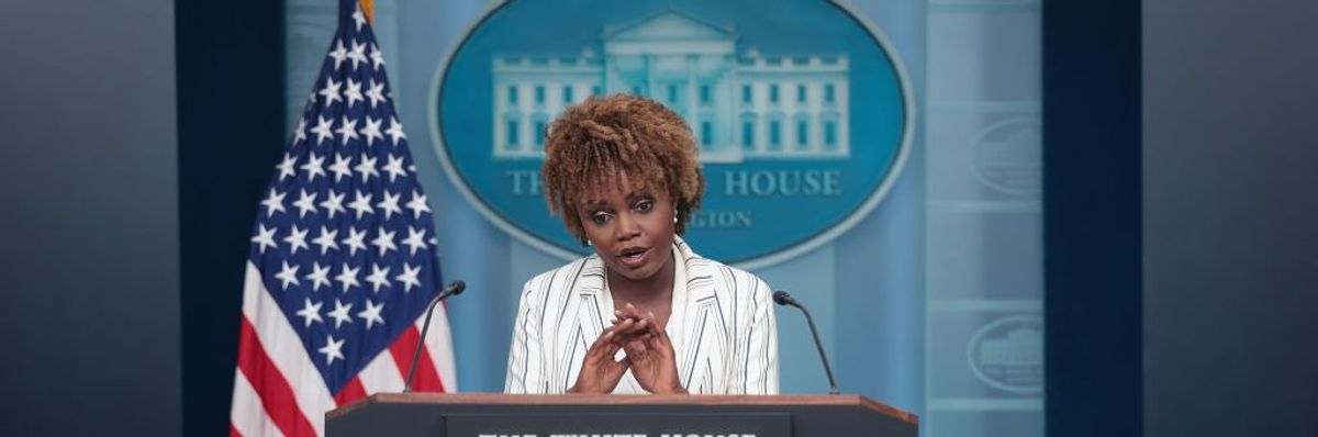 White House Press Secretary Karine Jean-Pierre