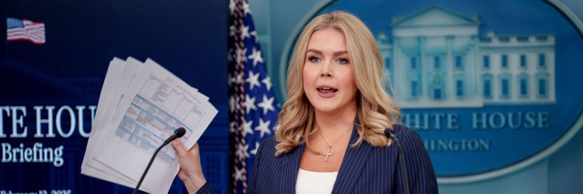 White House Press Secretary Karoline Leavitt