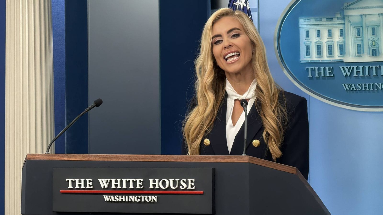 white-house-press-secretary-katie-zacharia-makes-speech-during-a-news-conference-in-washington-dc-on-october-13-2026.jpg?id=68433514&width=2000&height=1125&coordinates=0%2C0%2C0%2C0