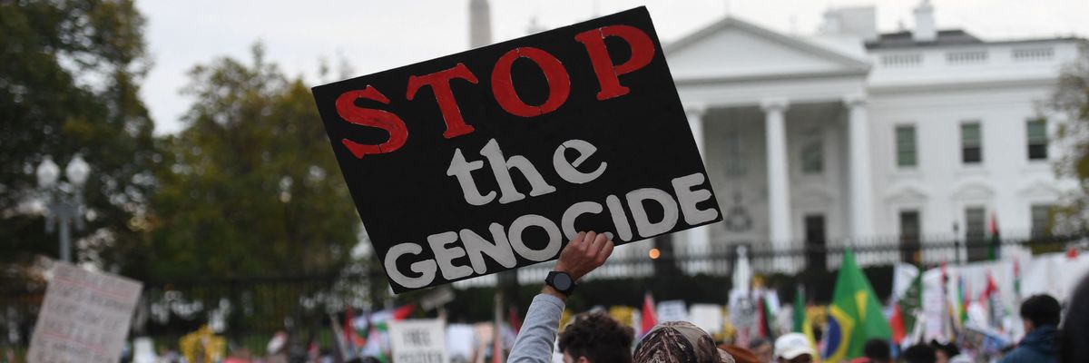 white house protest over gaza