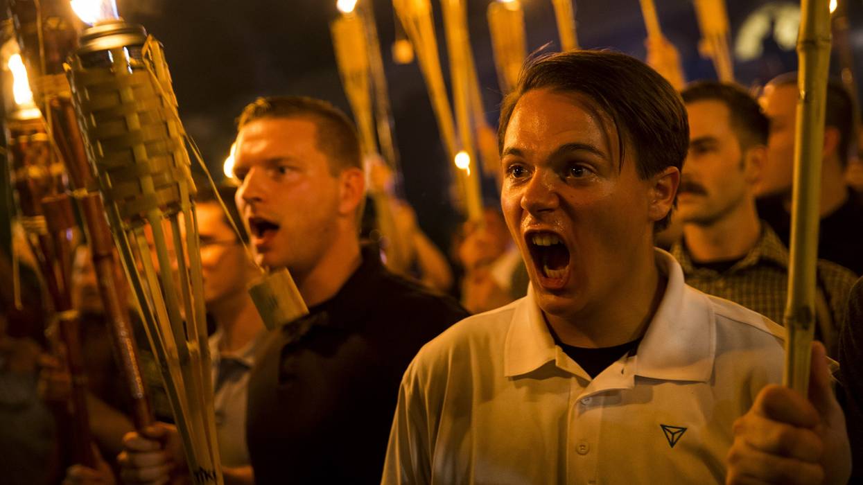 White Supremacists March with Torches in Charlottesville