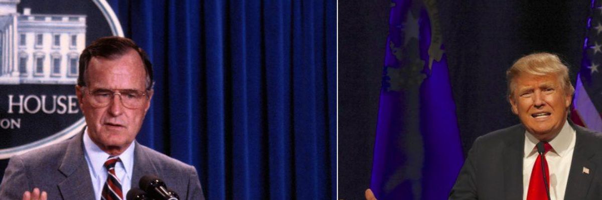 Is Bush's Legacy So Different From Trump's?