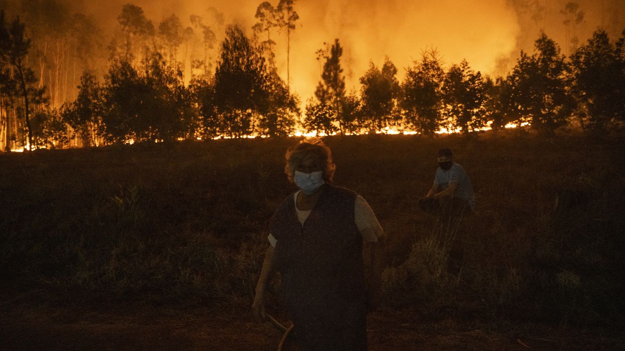 Wildfire in Portugal.