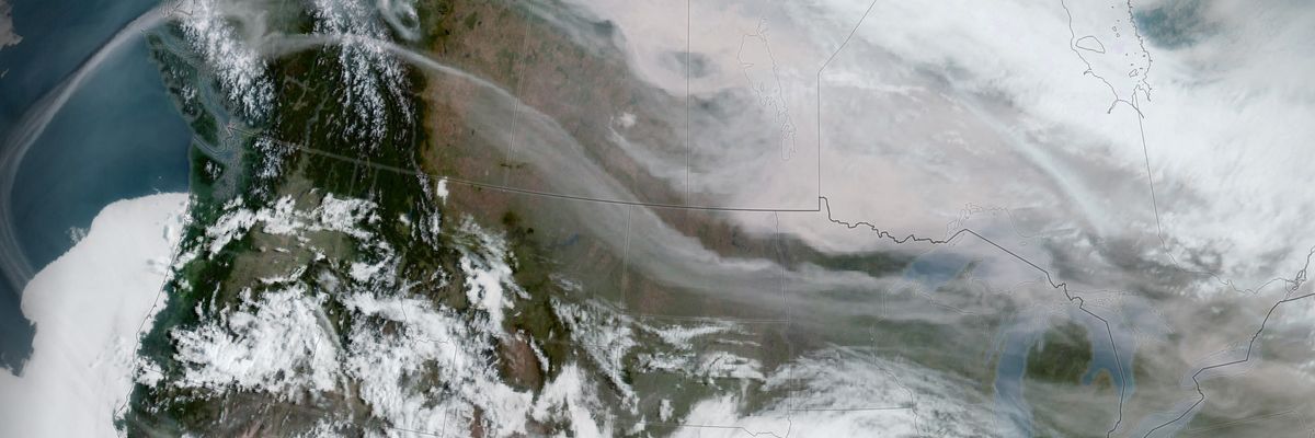 Wildfire smoke.