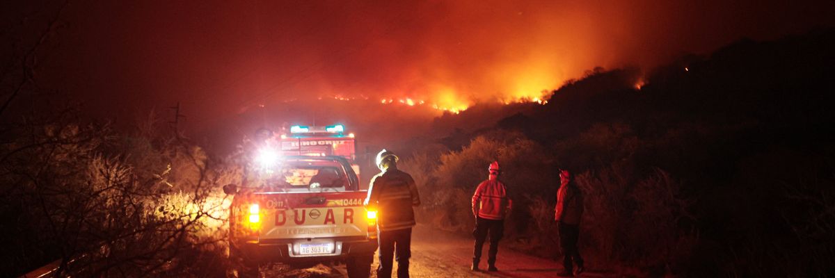 Wildfires in Argentina