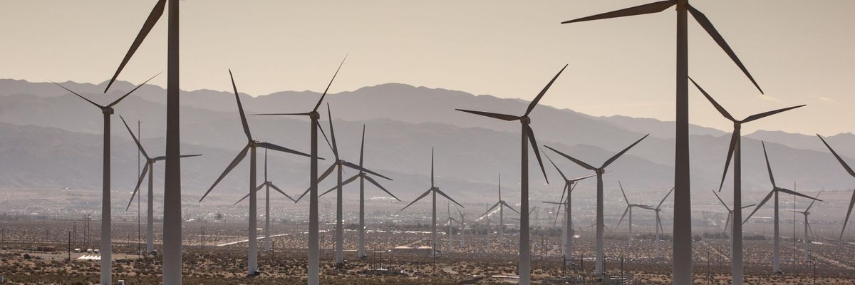 wind turbines in California