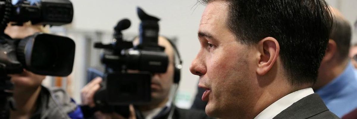 Wisconsin Gov. Scott Walker Tripped Up by Truth