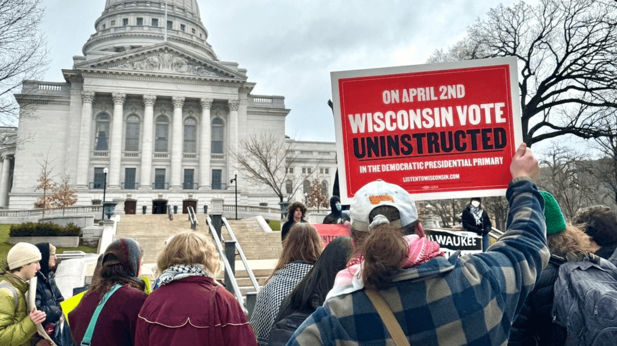Wisconsin residents protest the U.S.-backed Israeli war on Gaza