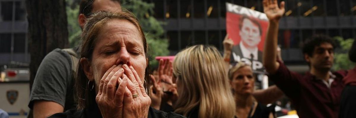 As Survivors Nationwide Express Gratitude for Ford's 'Courage,' Power of Her Testimony Declared 'Disaster for Republicans'