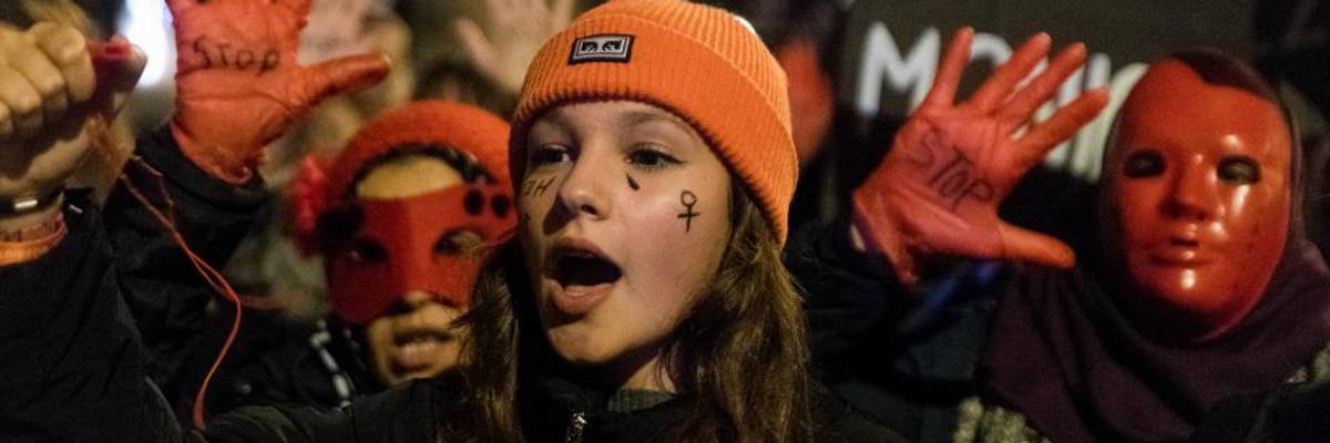 Global Demonstrations Demand 'Concrete, Practical Action' to End Violence Against Women