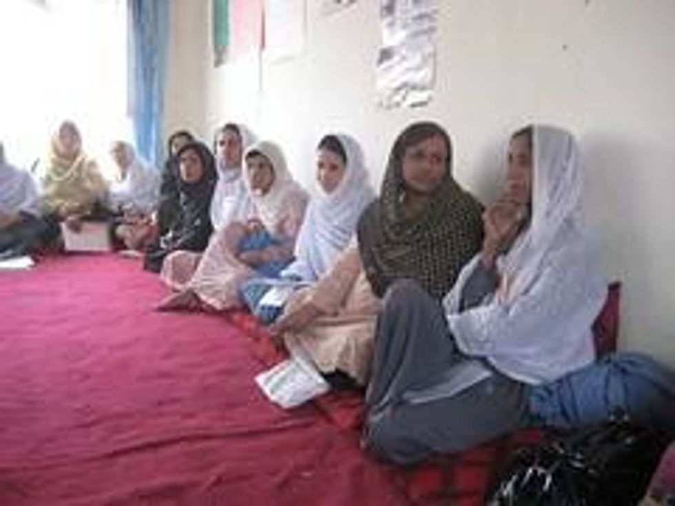 Women Learning about Voting, Afghanistan
