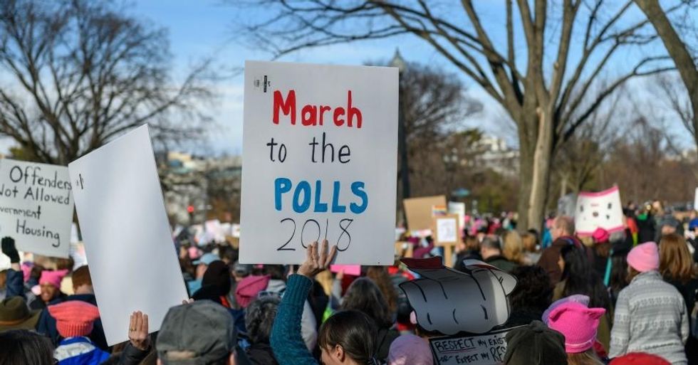 Women's March events were held across the country on Saturday and Sunday, with a focus on voter mobilization. (Photo: Kyle/Flickr/cc)