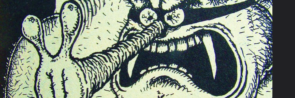 Wonder Wart-Hog, an underground comic book character akin to Kissinger