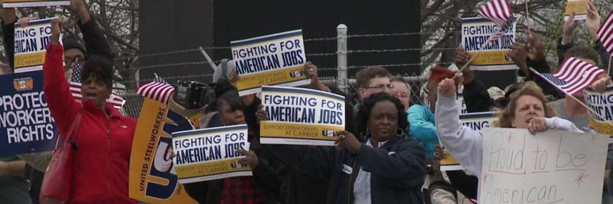 Despite Much-Heralded Deal with Trump, Carrier Announces It Will Cut 200 More Jobs