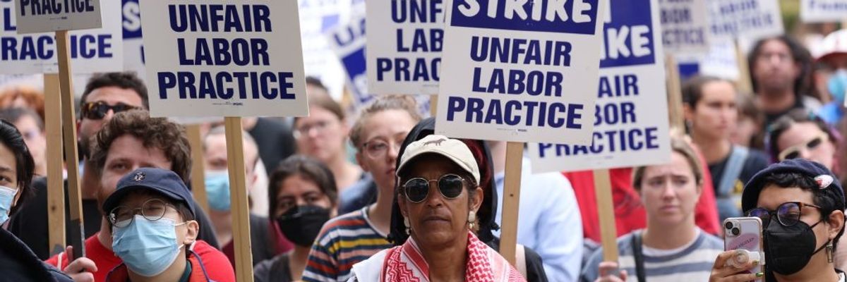Workers at University of California, Los Angeles