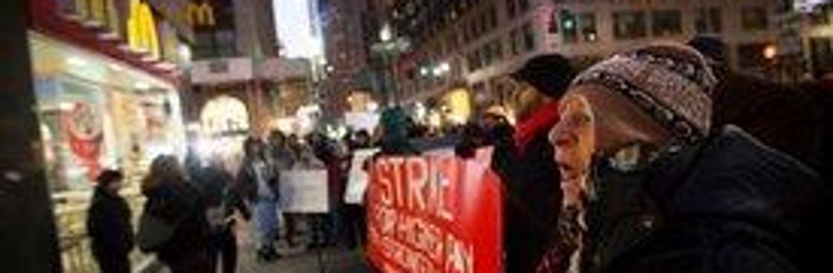 Historic Fast Food Strike in NYC Fights CEO's for Living Wages