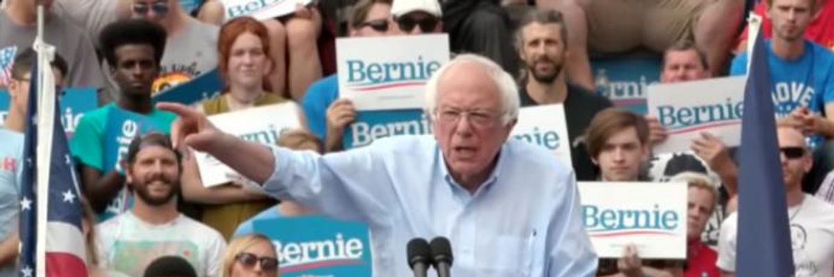 'Stop Your Cowardice': In Kentucky, Sanders Calls Out McConnell for Ignoring Protesting Coal Miners and Blocking $15 Minimum Wage