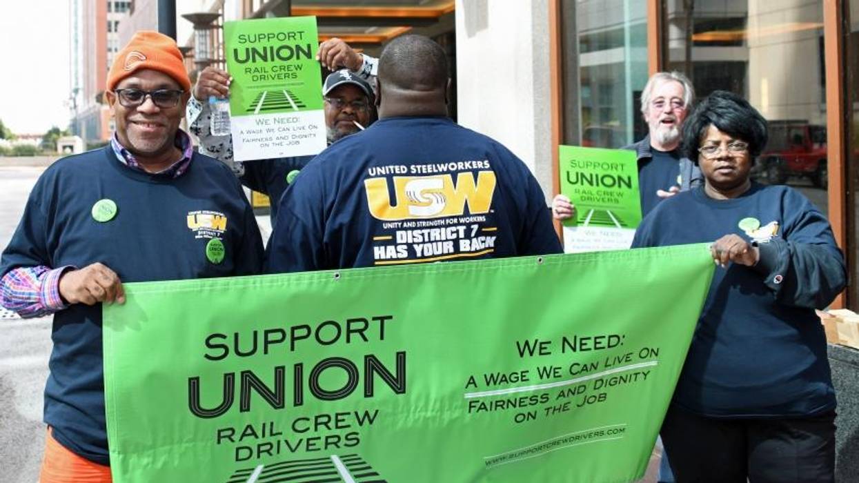 Today Amazon, Tomorrow the Railroad Industry: The Fight for $15 Rolls On
