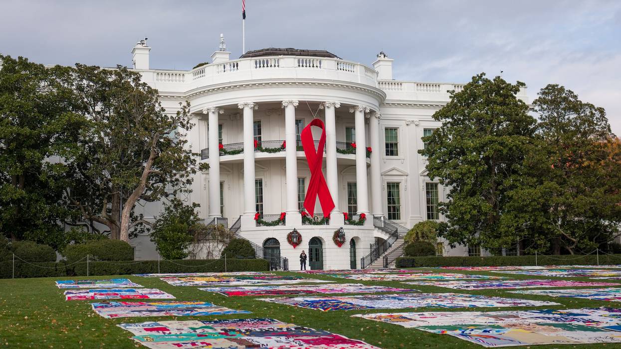 World AIDS DAY event at White House in Washington, DC