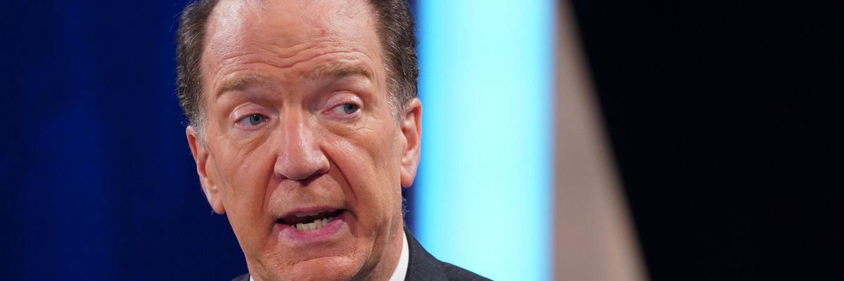 World Bank President David Malpass speaks at the Concordia Annual Summit on September 19, 2022 in New York City.