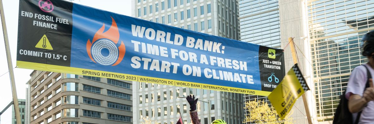 World Bank protest