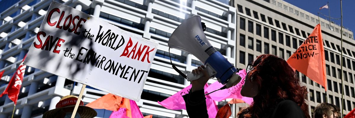 World Bank protesters.