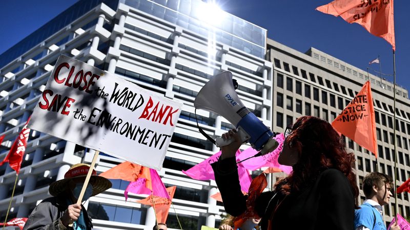World Bank protesters.