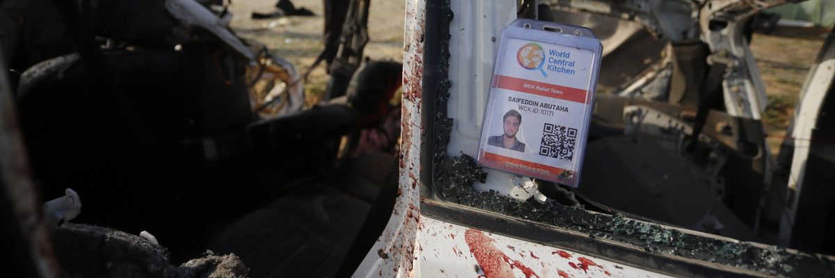 World Central Kitchen vehicle