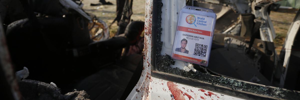 World Central Kitchen vehicle