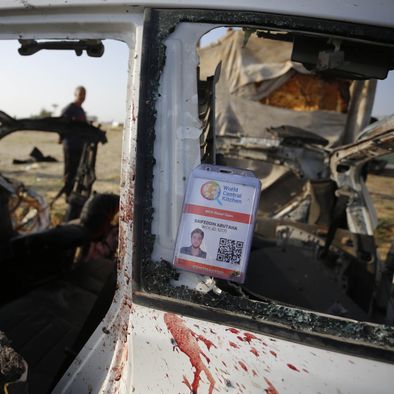 World Central Kitchen vehicle