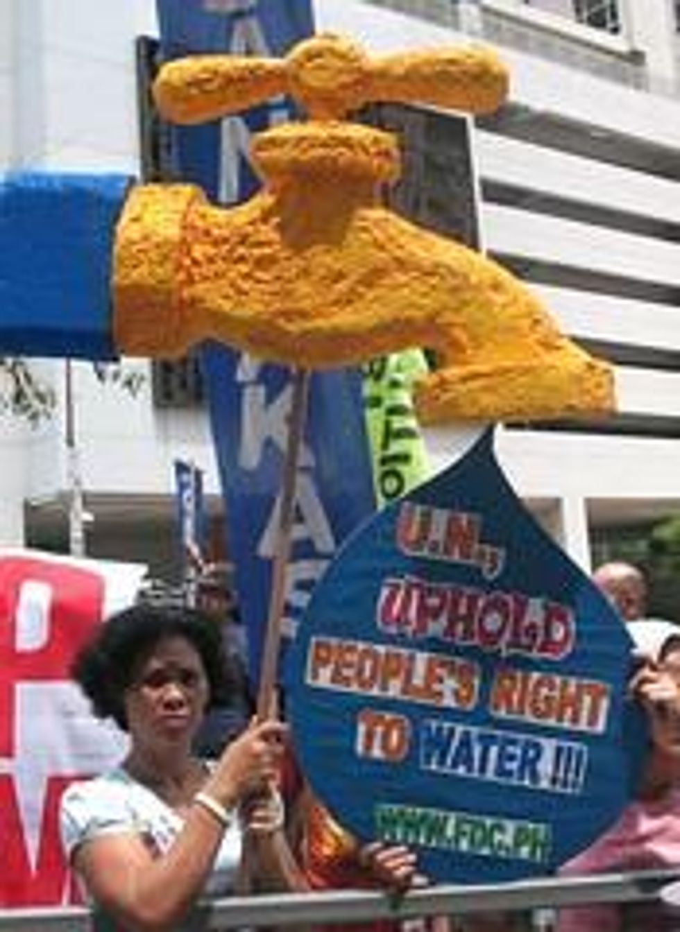 World Water Day Protest Action