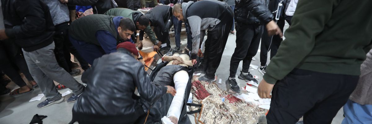 Wounded Palestinians