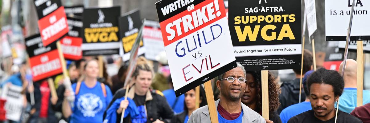 Writers on strike