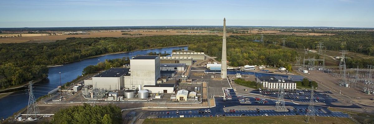 Xcel Energy's Monticello nuclear power plant is seen in Monticello, Minnesota on September 30, 2009.