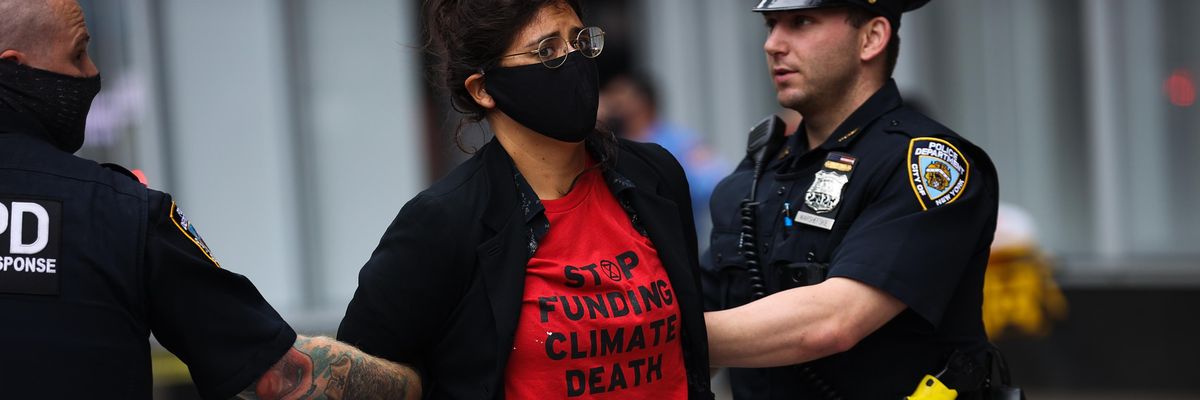 XR protester arrested