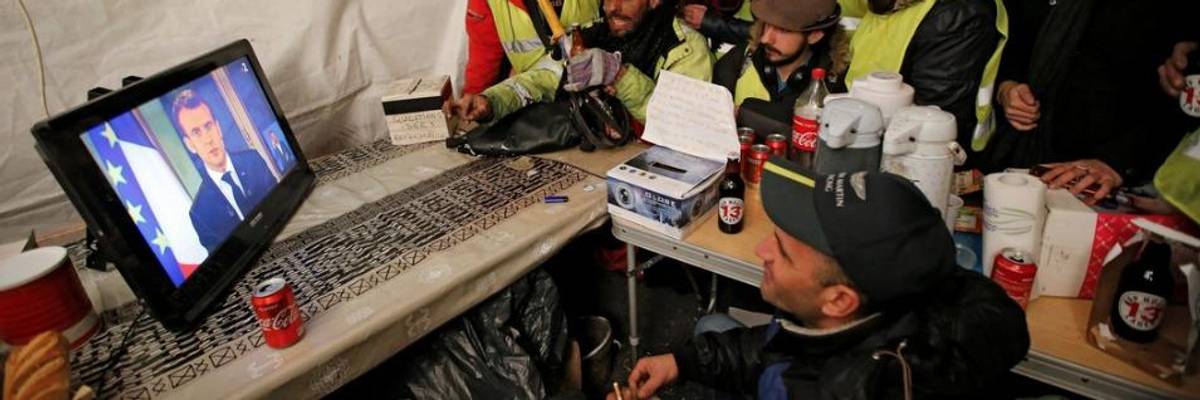 'The System Is Shaken': As Yellow Vests Persist in France, Macron Bends With Minimum Wage Hike and Pension Tax Canceled