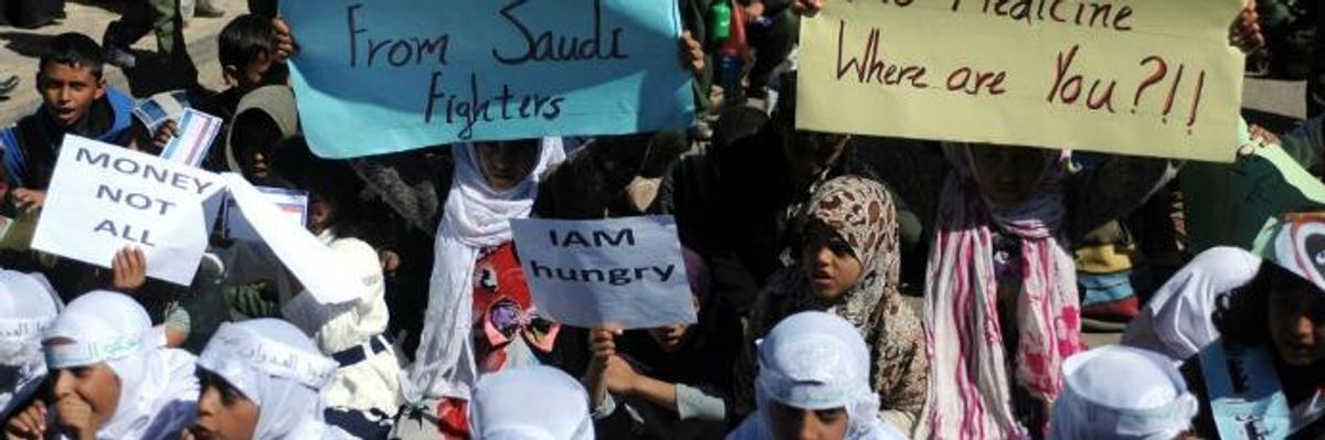 'Dark Moment of Shame': With Explicit US Backing, Saudi Attack on Yemen's Humanitarian Lifeline Begins
